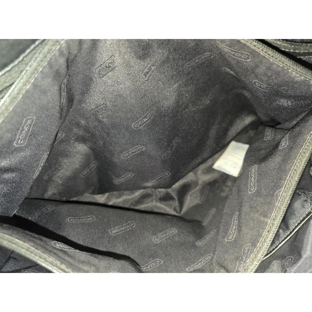 Coach Vintage Black Nylon & Leather Tote 7434 Mercer 2001 Bag Laptop